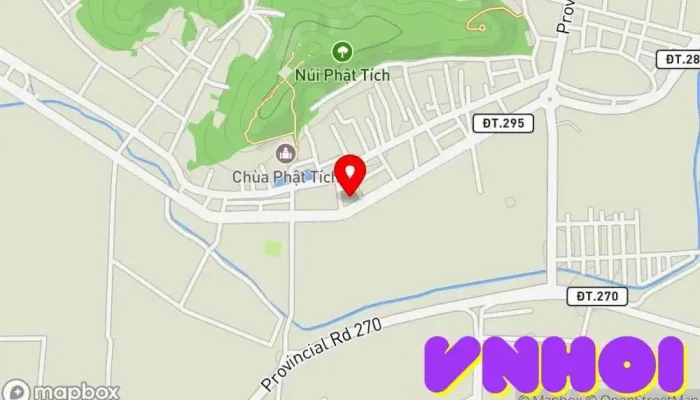 bản đồ của Công viên khu vui chơi Phật Tích Công viên trong Bắc Ninh