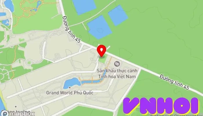 bản đồ của Công viên Nghệ thuật Đương đại Urban Park - Grand World Công viên thành phố trong Kiên Giang
