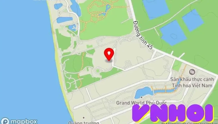 bản đồ của Corona Resort & Casino Phú Quốc Sòng bạc trong Kiên Giang