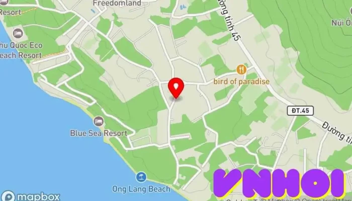 bản đồ của Cottage Village Khách sạn nghỉ dưỡng trong Kiên Giang