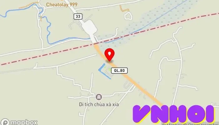 bản đồ của Cửa khẩu Quốc tế Hà Tiên Cửa khẩu trong Kiên Giang