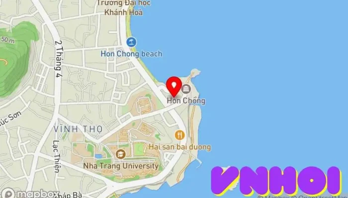 bản đồ của Đài thiên văn Nha Trang Đài thiên văn trong Khánh Hòa