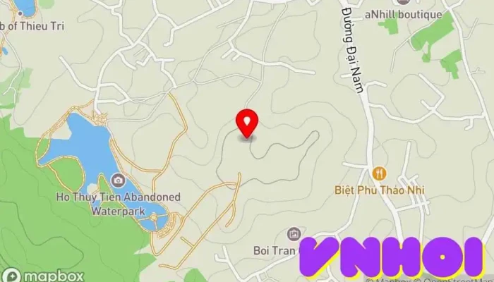 bản đồ của Đan viện Thiên An Nhà thờ, Điểm thu hút khách du lịch trong Thành phố Huế