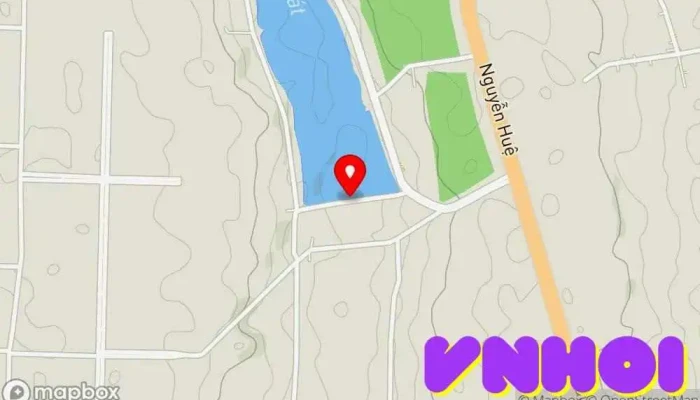 bản đồ của Đập Sở Nhì Công viên trong Bình Phước