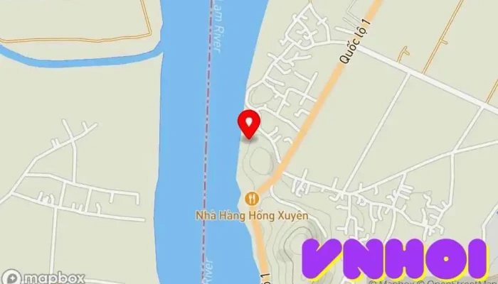 bản đồ của Đền Chợ Củi - Thờ Quan Hoàng Mười Nơi thờ cúng trong Hà Tĩnh