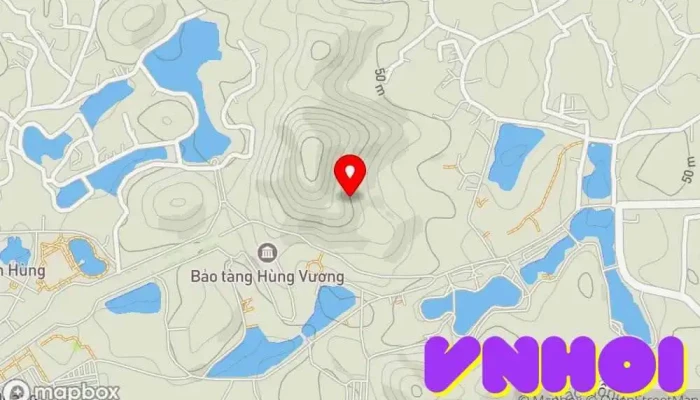 bản đồ của Đền Hùng - Di Tích Cội Nguồn Dân Tộc Việt Nam Điểm thu hút khách du lịch trong Phù Ninh