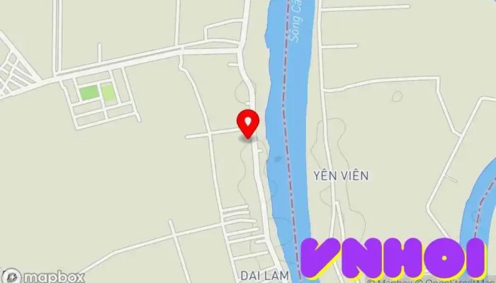 bản đồ của Đền Mẫu Bắc Ninh Nơi thờ cúng trong Bắc Ninh