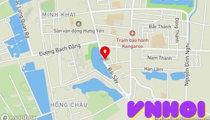 bản đồ của Đền Mẫu Hưng Yên Nơi thờ cúng, Địa điểm hành hương, Điểm đến tôn giáo, Điểm thu hút khách du lịch trong Hưng Yên