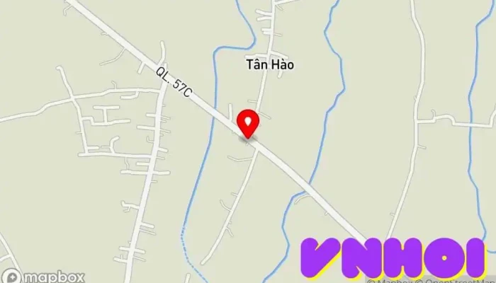 bản đồ của Đền thờ Trung tướng Đồng Văn Cống Nơi thờ cúng trong Bến Tre