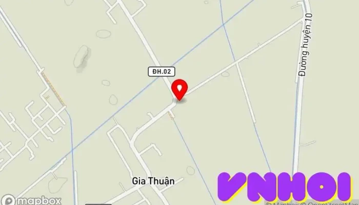 bản đồ của Đền thờ Trương Định Nơi thờ cúng trong Tiền Giang