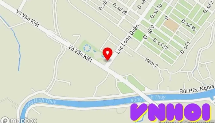bản đồ của Đền thờ Vua Hùng Trung tâm tâm linh, Điểm thu hút khách du lịch trong Cần Thơ
