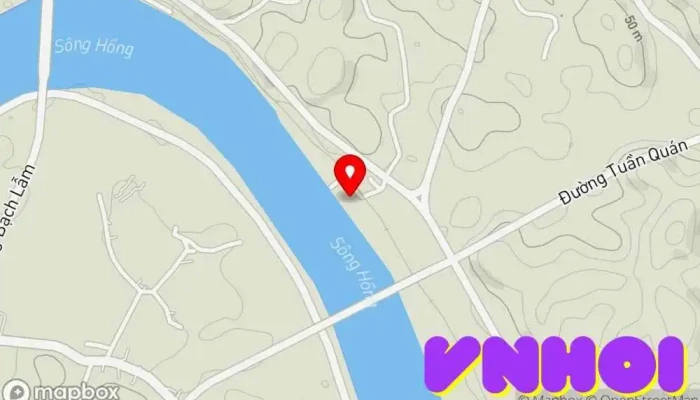 bản đồ của Đền Tuần Quán Nơi thờ cúng trong Yên Bái