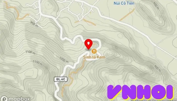 bản đồ của Điểm ngắm cảnh Quản Bạ Trung tâm thông tin du lịch trong Hà Giang