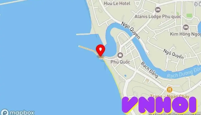 bản đồ của Dinh Cau Lighthouse Điểm thu hút khách du lịch trong Kiên Giang