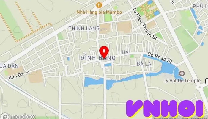 bản đồ của Đình Đình Bảng Đình làng, Điểm thu hút khách du lịch trong Bắc Ninh