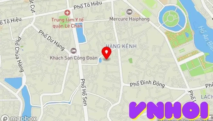 bản đồ của Đình Hàng Kênh Nơi thờ cúng, Điểm thu hút khách du lịch trong Hải Phòng