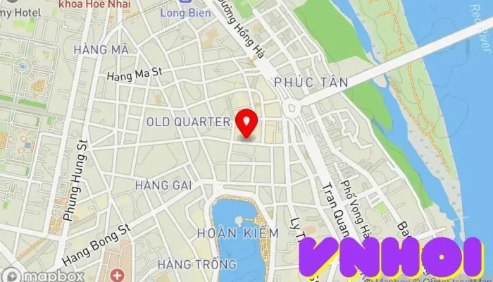 bản đồ của Đình Kim Ngân Địa điểm lịch sử, Điện thờ, Điểm thu hút khách du lịch trong Hà Nội