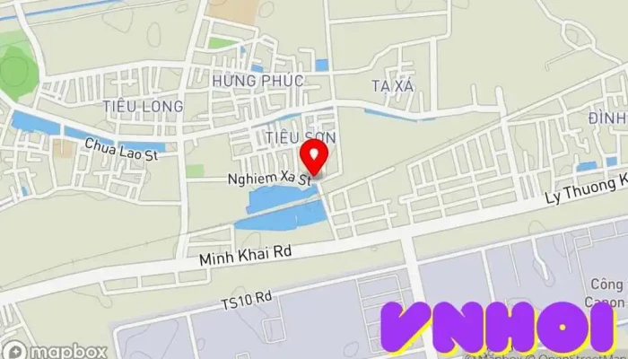 bản đồ của Đình làng Tiêu Sơn Chùa phật giáo, Điểm thu hút khách du lịch trong Bắc Ninh
