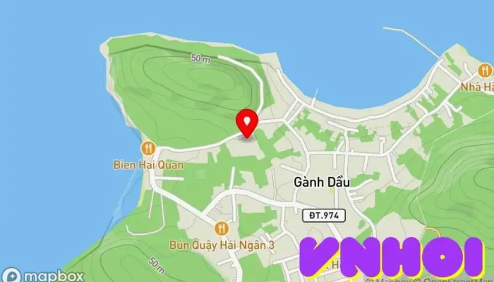 bản đồ của Đình Thần Nguyễn Trung Trực Điện thờ trong Kiên Giang