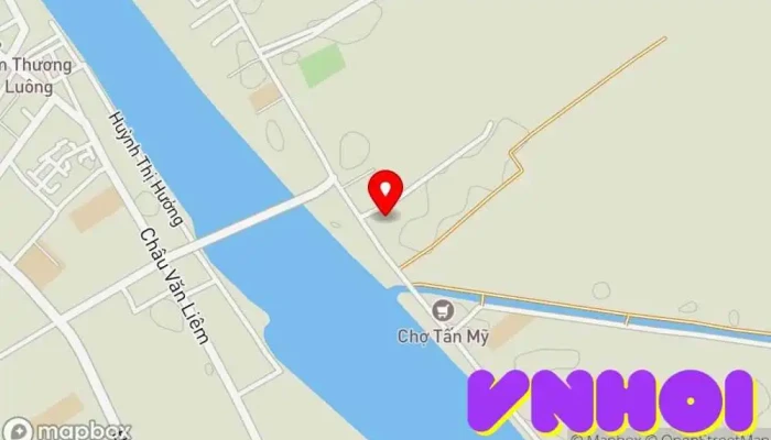 bản đồ của Dòng Chúa Quan Phòng - Cù Lao Giêng Tu viện trong An Giang