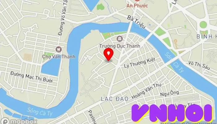 bản đồ của Du lịch Phan Thiết Mũi Né Đại lý du lịch biển trong Bình Thuận