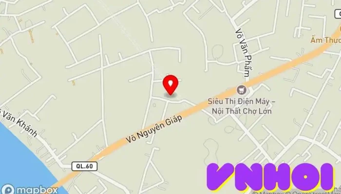 bản đồ của Du lịch Phú An Khang Điểm thu hút khách du lịch trong Bến Tre