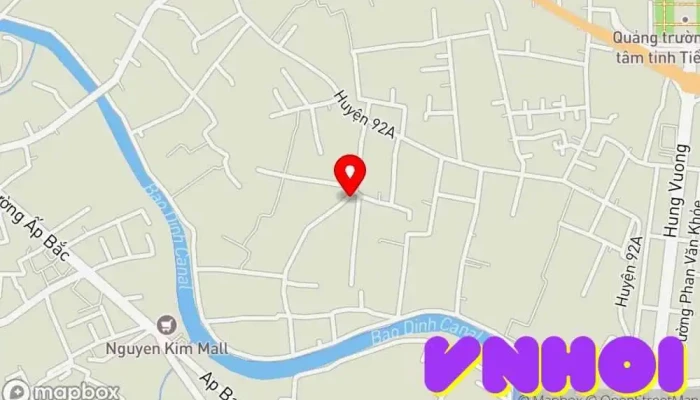 bản đồ của Du lịch thành công Đại lý du lịch tham quan trong Tiền Giang