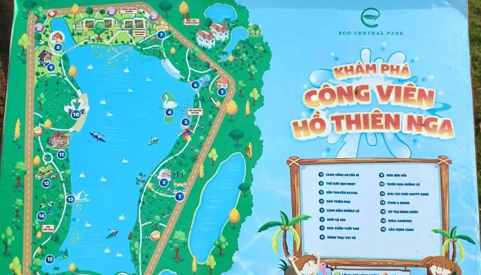 Eco Central Park Vinh City -  Ban Do Co So Luu Tru - Nghệ An