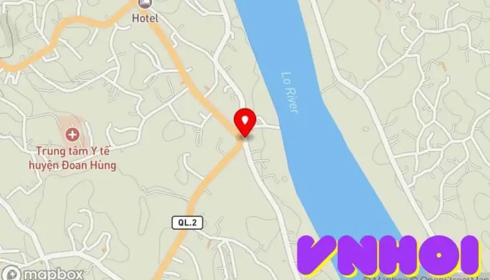 bản đồ của Gốc gạo Đoan Hùng Địa điểm lịch sử trong TT. Đoan Hùng