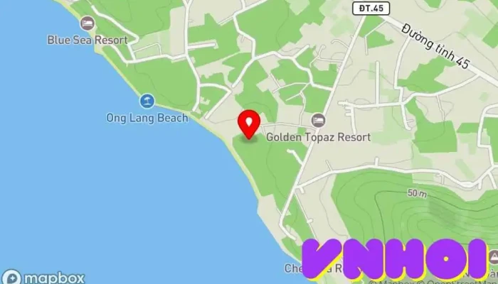 bản đồ của Grand Ocean Bay Resort Phu Quoc Khách sạn nghỉ dưỡng, Nhà hàng, Spa trong Kiên Giang