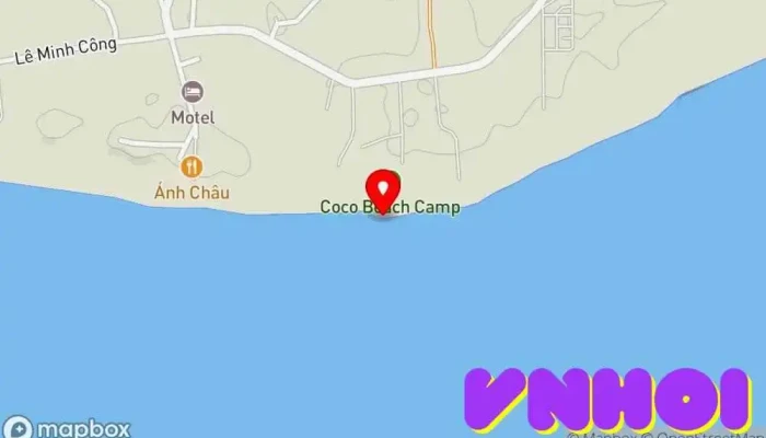 bản đồ của Hải Đăng Cam Bình Điểm thu hút khách du lịch trong Bình Thuận