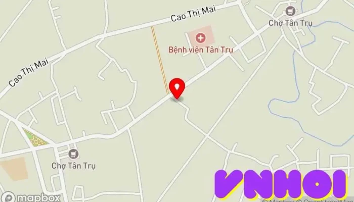 bản đồ của Hàng cau vua Tân Trụ Điểm thu hút khách du lịch trong Long An