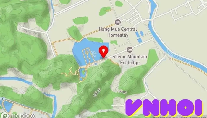 bản đồ của Hang Múa Ecolodge Khách sạn nghỉ dưỡng, Công viên sinh thái, Khách sạn trong Ninh Bình