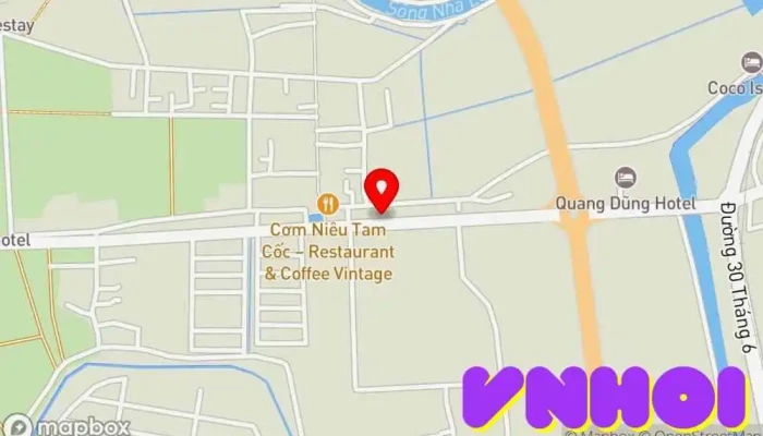 bản đồ của Hành cung ninh thắng Nhà trọ trong Ninh Bình