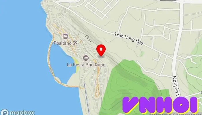 bản đồ của Hillside Spa & Apartment – Sunset Town Phu Quoc Căn hộ nghỉ dưỡng cho thuê, Spa, Vườn spa trong Kiên Giang