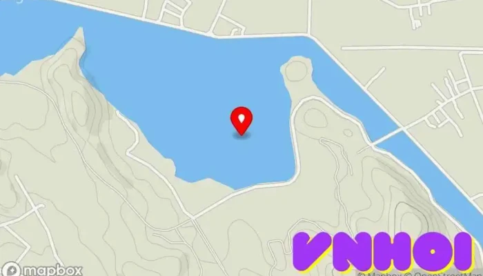 bản đồ của Hồ Yên Thắng Hồ trong Ninh Bình