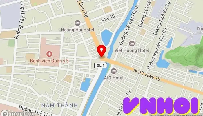 bản đồ của Hoa Lư  trong Ninh Bình