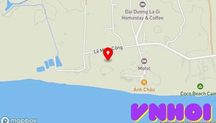 bản đồ của Hodota Cam Bình Lagi Resort & Spa Khách sạn nghỉ dưỡng trong Bình Thuận