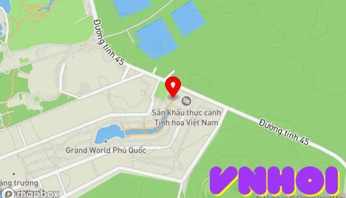 bản đồ của Huyền Thoại Tre Điểm thu hút khách du lịch trong Kiên Giang