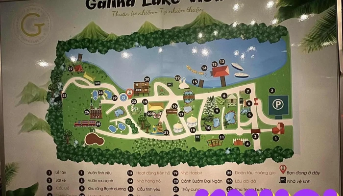Kdl Galina Lake View -  Ban Do Co So Luu Tru - Khánh Hòa
