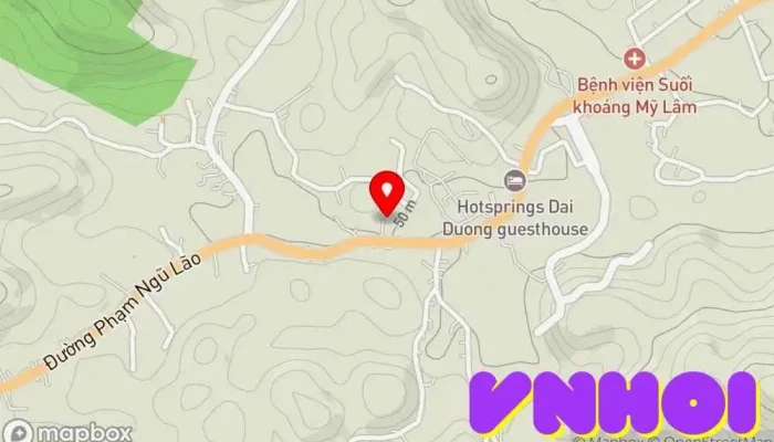 bản đồ của Khách Sạn Á Châu Khách sạn trong Tuyên Quang