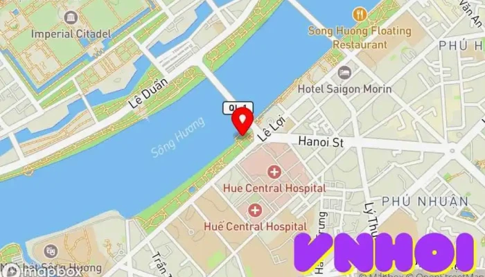 bản đồ của Khám Phá Văn Hoá Huế Điểm thu hút khách du lịch trong Thành phố Huế