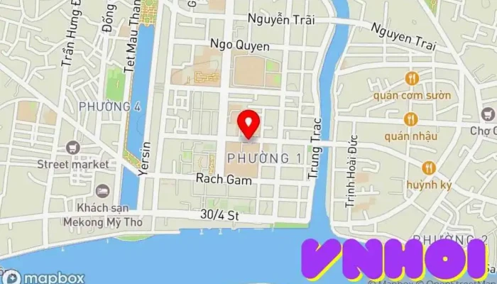 bản đồ của Khu điều trị theo yêu cầu Bệnh viện chuyên khoa trong Tiền Giang