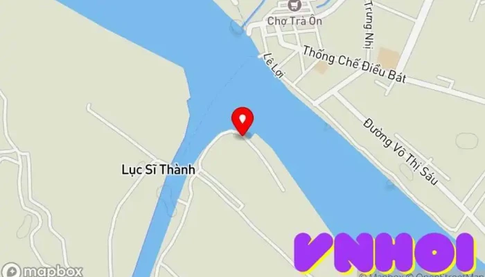 bản đồ của Khu Du Lịch Chợ Nổi Trà Ôn Điểm thu hút khách du lịch trong Vĩnh Long