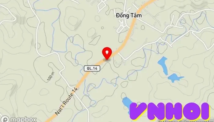 bản đồ của Khu du lịch Chou Shin Nhà hàng trong Bình Phước