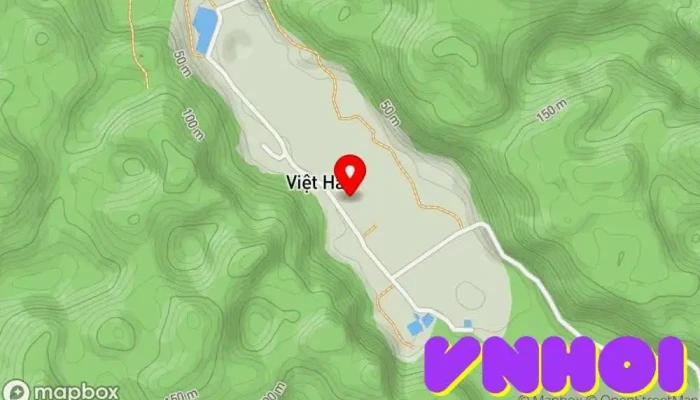 bản đồ của Khu Du lịch cộng đồng Việt Hải Điểm thu hút khách du lịch trong Hải Phòng