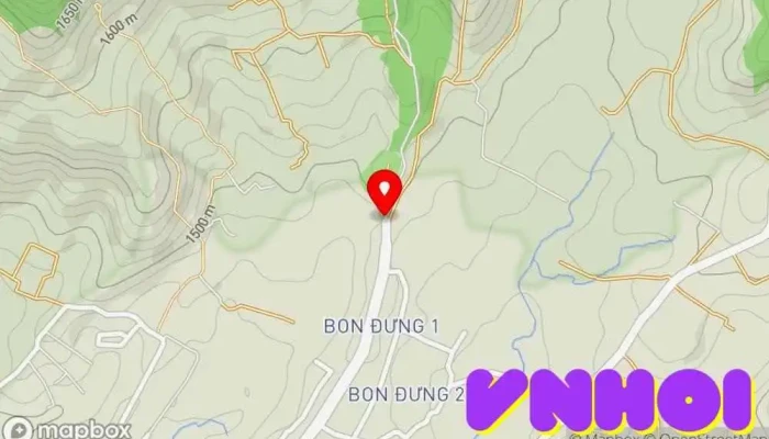 bản đồ của Khu Du Lịch Lang Biang Điểm thu hút khách du lịch trong Lâm Đồng