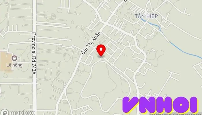 bản đồ của Khu du lịch sinh thái Hố Lang Công viên sinh thái trong Bình Dương