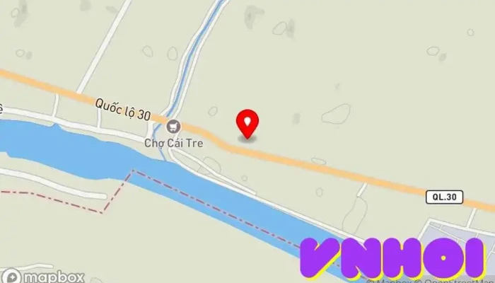 bản đồ của KHU DU LICH THANH BINH Sân chơi trong Đồng Tháp