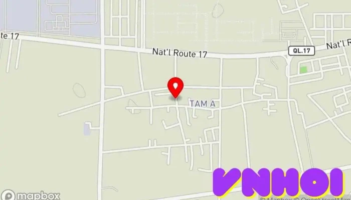 bản đồ của Khu phố tam á Khu phức hợp nhà ở trong Bắc Ninh